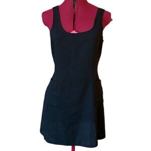 CHATEAU VINTAGE - Black Sleeveless Apren Dress - Size 9